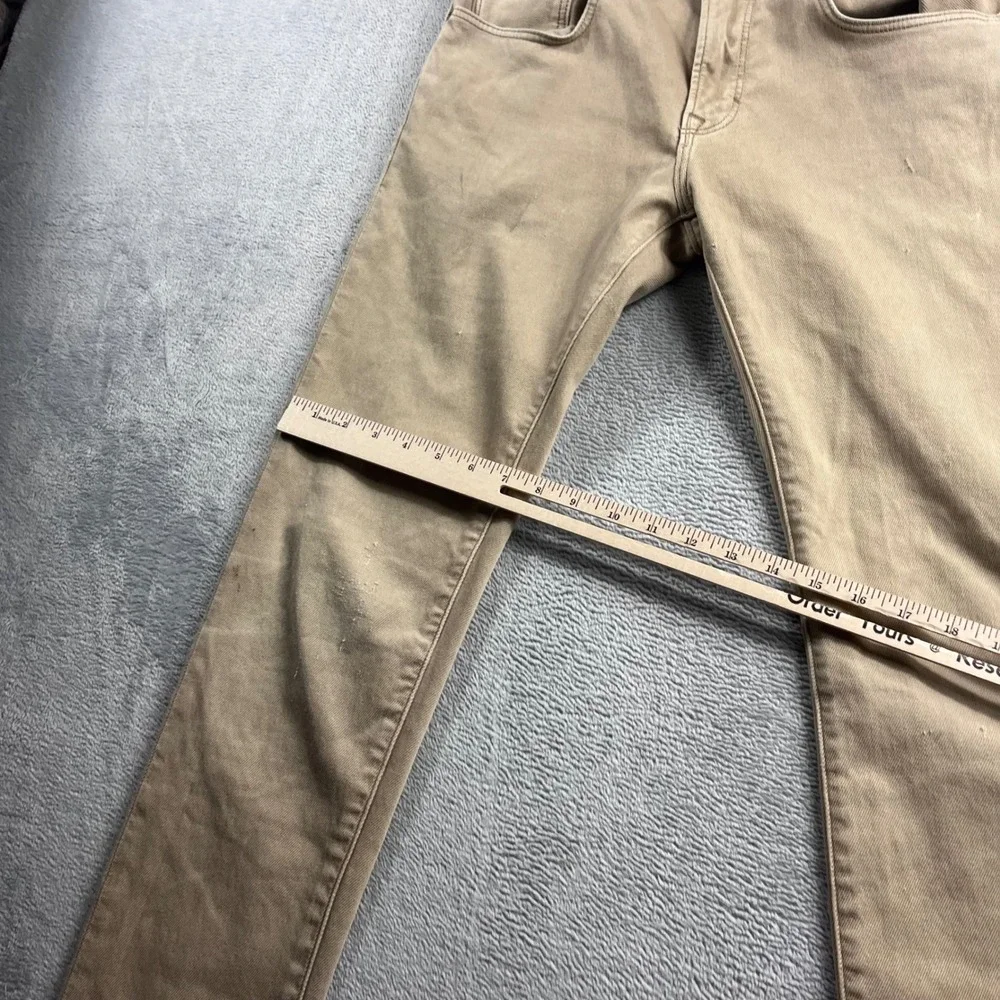 Banana Republic Traveler Pants Mens 28x32 Slim Fit Khaki Tan Stretch‎ Chino